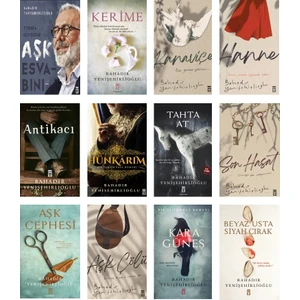 Kerime - Kara Güneş - Aşk Cephesi - Antikacı - Bahadır Yenişehirlioğlu Seti - 12 Kitap