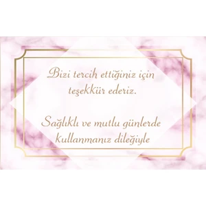 Tellgraf Teşekkür Kartı 5,5 x 8,5 cm