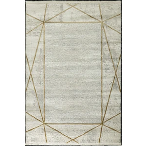 Tuğra Halı Mabeyn 12902 Krem Gold Tuğra Halı Modern Desen Halı