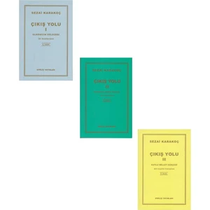 Sezai Karakoç Çıkış Yolu 3 Kitap Set