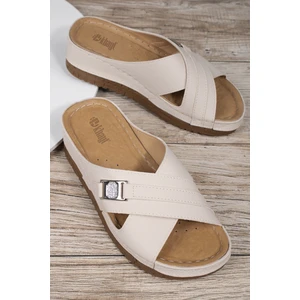 Anatomik Kadın Terlik Bej