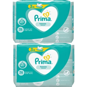 Pampers Islak Havlu 3 Lu Hassas 156 Yaprak X2