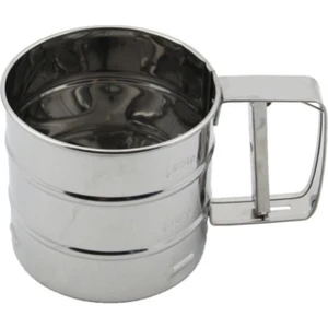 Flour Sifter Miraç Metal Un Eleme Aparatı - Metalik