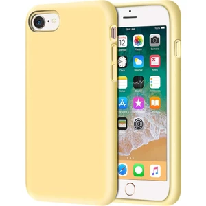 Apple iPhone 7 / 8 / Se 2020 Lansman Silikon Kılıf Sarı