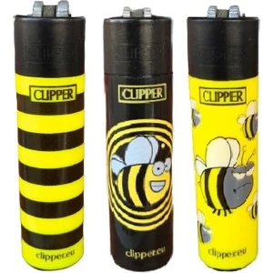 Clipper Pocket Taşlı Çakmak Arı Modeli 3 Adet
