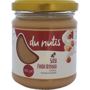 Dunutis Sütlü Fındık Kreması - 200 gr Cam Kavanoz