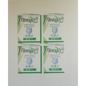 Flexilife Plus Ped Külot Yetişkin Hasta Bezi Orta Boy M 4X30=120 Adet