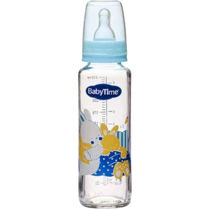 BT073 Klasik Cam Biberon 250 ml - Açık Mavi
