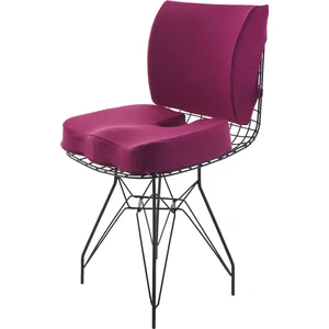 Visco Bel Yastığı ve Coccyx Oturma Minderi Visco Mürdüm Mor Takım