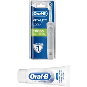 D100 Şarjlı Black Crossaction Diş + Oral B Diş Macunu 50 ml