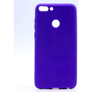 noktaks - Huawei P Smart - Kılıf Mat Soft Premier Silikon Kapak - Saks Mavi