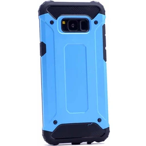 noktaks - Samsung Galaxy Note 8 - Kılıf Çift Katman Zırh Tank Crash Military Kapak - Mavi - T2475