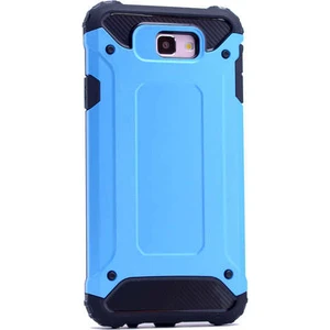 noktaks - Samsung Galaxy J7 Prime - Kılıf Çift Katman Zırh Tank Crash Military Kapak - Mavi - T2460