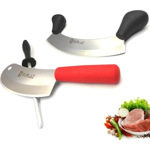 Zırh Bıçak Seti Kıyma Bıçağı Soğan Satırı Pratik Kebap Seti