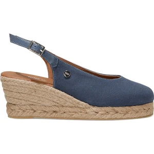 Nine West Merwılla 1fx Lacivert Kadın Dolgu Topuklu Sandalet