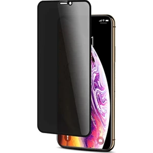 Cepstok Apple iPhone 11 Pro Max Kırılmaz Cam Tam Kaplayan Privacy Hayalet Ekran Koruyucu