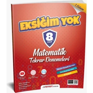 112 Yayınları 8. Sınıf Matematik 1. Dönem Eksiğim Yok Tekrar Denemeleri