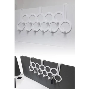 Çok Amaçlı Plastik Kapı Arkası Askılık Beyaz 11 Bölmeli 5 Adet Çok Al Az Öde