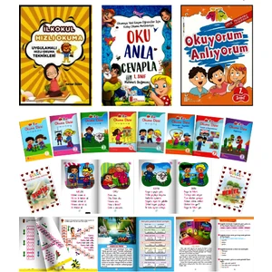 Ata Yayıncılık 1. Sınıf Süper Set-Afacan Okuma + Oku Anla Cevapla + Hızlı Okuma + Okuyorum Anlıyorum