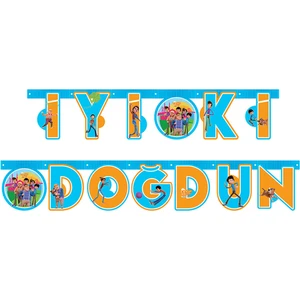 Acar Süs Rafadan Tayfa Iyi Ki Doğdun Harf Afiş 1 Adet