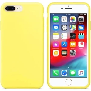 Apple iPhone 7 Plus / 8 Plus Lansman Silikon Sarı