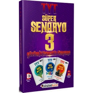 Denemebank Tyt Süper Senaryo 3 Çözüm Kitapçıklı Deneme