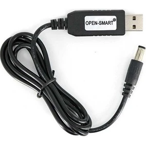 Usb-Barrel Jack Voltaj Yükseltici (Giriş 5V, Çıkış 12V)