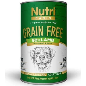 Nutri Canin Tahılsız Adult Kuzu Etli Köpek Konservesi 400 gr