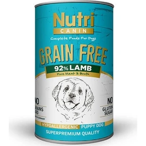 Nutri Canin Tahılsız Puppy Kuzu Etli Köpek Konservesi 400 gr