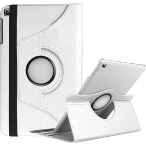 Case World Samsung Galaxy Tab A T510 Dönebilen Stantlı Tablet Kılıfı - Beyaz
