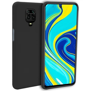 Piyasa Sepeti Xiaomi Redmi Note 9 Pro Max Ince Mat Silikon Kılıf Siyah