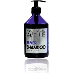 Lara Shine Profesyonel Blonde  Silver Mor Şampuan 500ML