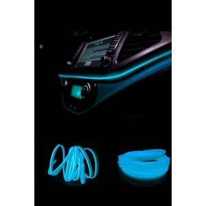 BTM Otomotiv Araç Içi Neon Ledi Ip LED Torpido Ledi 2 Metre Buz Mavi