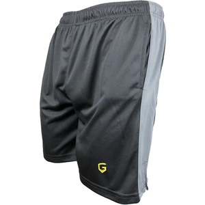 Top Glory Gri Şeritli Erkek Fitness Şort Nefes Alabilen Hafif Kumaşlı Spor Şortu