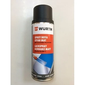Würth 650 Derece Isıya Dayanıklı Egsoz Boyası Mat Siyah 400Ml