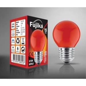 Fujika 15 Watt Renkli Gece Lambası Ampulü Kırmızı Renk