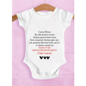 Bebek Beyaz Babaya Özel Zıbın