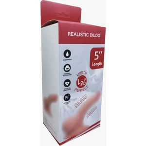 13 cm Gerçekçi Vantuzlu Realistik Penis Anal Vajinal Dildo