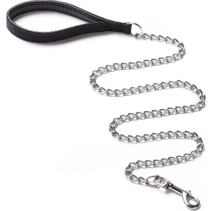 Lion Pet Köpek Büyük Irklar Için Zincir Gezdirme Yumuşak Saplı Kalınlık 4 mm  Uzunluk 120 cm