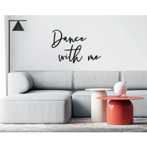 Bk Gift Dance With Me Ahşap Duvar Yazısı-1