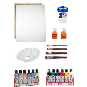 Akrilik Boya Başlangıç Seti 12X70 ml Canlı-Pastel Renkler