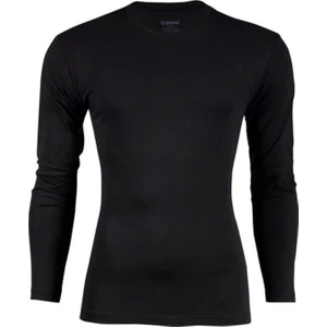 Erkek Modal Uzun Kol Sıfır Yaka Body T-Shirt Atlet 3'lü Paket - 385-386