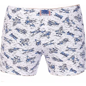 Erkek Çocuk Penye Desenli Boxer 6 ADET-1554