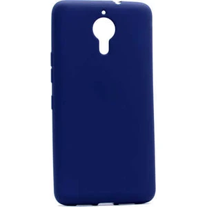 noktaks - General Mobile 5 Plus - Kılıf Mat Soft Premier Silikon Kapak - Lacivert - T14015
