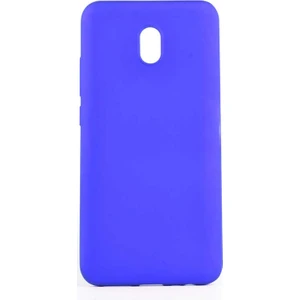 noktaks - Xiaomi Redmi 8A - Kılıf Mat Soft Premier Silikon Kapak - Saks Mavi - T10355