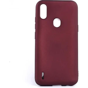 noktaks - Casper Via E3 - Kılıf Mat Soft Premier Silikon Kapak - Mürdüm - T9945