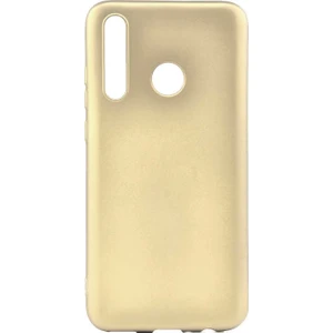 noktaks - Huawei Honor 20 Lite - Kılıf Mat Soft Premier Silikon Kapak - Gold - T11173