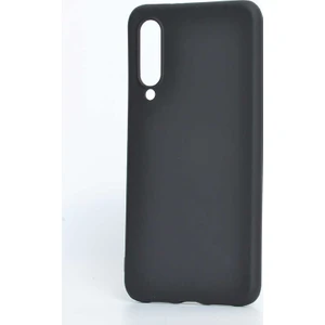 noktaks - Xiaomi Mi 9 Se - Kılıf Mat Soft Premier Silikon Kapak - Siyah - T7864