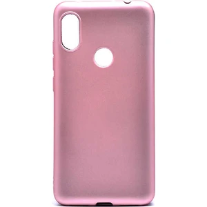 noktaks - Xiaomi Redmi Note 6 Pro - Kılıf Mat Soft Premier Silikon Kapak - Rose Gold - T6623