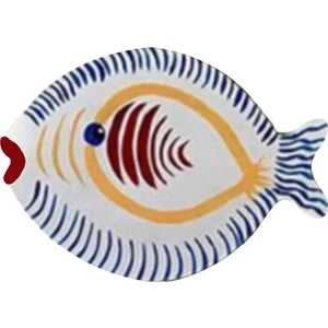 Sister Home Design Balık Tasarım El Boyama Supla Model 6